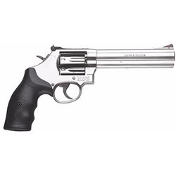 Smith & Wesson 164198 686 Plus  Single/Double 357 Magnum 6" 7 Black Synthetic Stainless