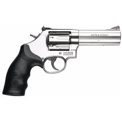 Smith & Wesson 164194 686 Plus  Single/Double 357 Magnum 4" 7 Black Synthetic Stainless