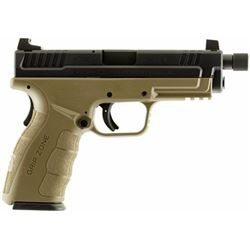Springfield Armory XDGT9101FDE XD MOD.2 Double 9mm 4" 10+1 Flat Dark Earth Polymer Grip Black