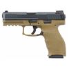 Image 1 : HK 700040FDEA5 VP40 Double 40 Smith & Wesson (S& W) 4.09" 10+1 2 Mags FDE Interchangeable Backstra