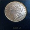 Image 1 : 1881-O Morgan Silver Dollar