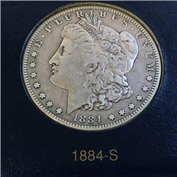 1884-S Morgan Silver Dollar