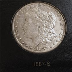 1887-S Morgan Silver Dollar