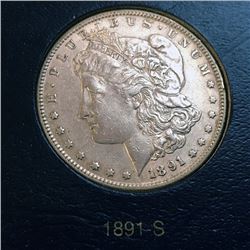 1891-S Morgan Silver Dollar