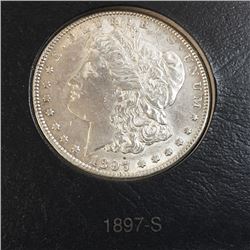 1897-S Morgan Silver Dollar