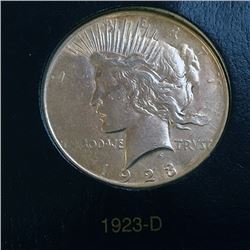 1923-D Peace Silver Dollar