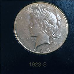 1923-S Peace Silver Dollar