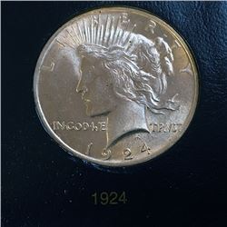 1924 Peace Silver Dollar