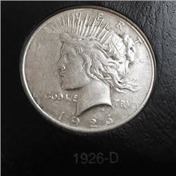 1926-D Peace Silver Dollar