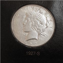 1927-S Peace Silver Dollar