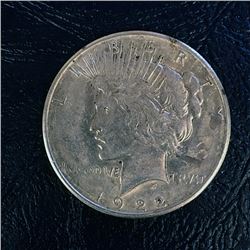 1922-S Peace Silver Dollar