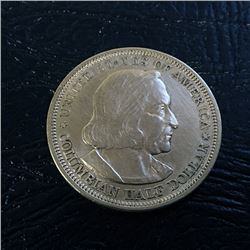 1893 Columbian Exposition Silver Half Dollar