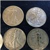 Image 3 : 15 Walking Liberty Silver Half Dollars