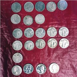 23 Silver Quarters
