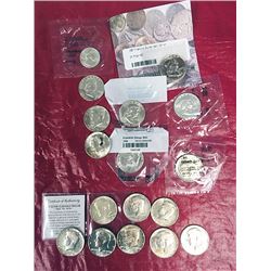 Silver and Clad Half Dollars