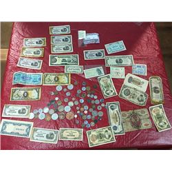 Foreign and American Mixed Coins