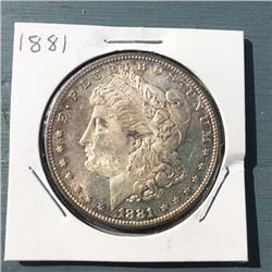 1881-S Morgan Silver Dollar