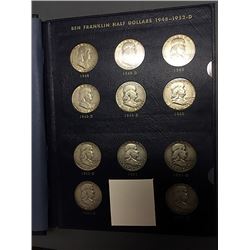 Franklin Silver Half Dollars Book 1948-1963