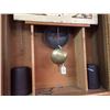 Image 14 : Tiger Maple Pillar and Scroll Clock