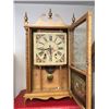 Image 7 : Tiger Maple Pillar and Scroll Clock