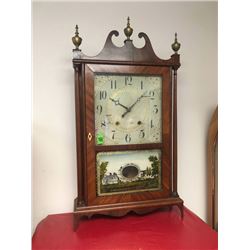 E. Terry & Sons Pillar and Scroll Clock
