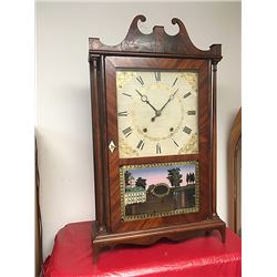 Eli & Samuel Terry Pillar and Scroll Shelf Clock