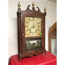 Silas Hoadley Pillar and Scroll Clock