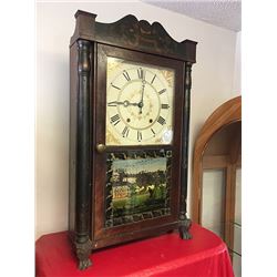 Henry Terry Column and Splat Shelf Clock