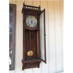 Walnut Regulator Clock
