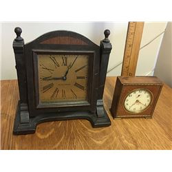 2 Seth Thomas Alarm Style Clocks
