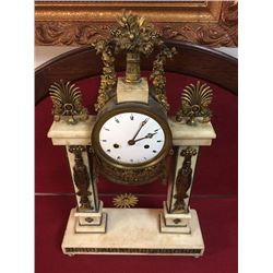 French Portico Clock