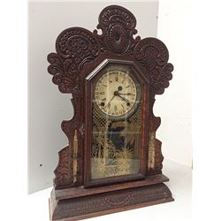 E. Ingraham Gingerbread Calendar Clock