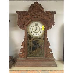 Nelson H. Brown Gingerbread Shelf Clock