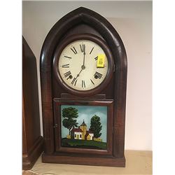 Rosewood Beehive Shelf Clock