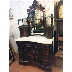 Rosewood Rococo Ladies Dresser