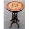 Image 11 : Renaissance Revival Marquetry Inlay Candle Stand/Pedestal