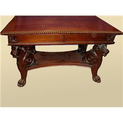 Mahogany Library Table