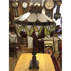 Leaded Glass Table Lamp