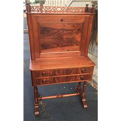 Victorian Drop Lid Ladies Secretary Desk