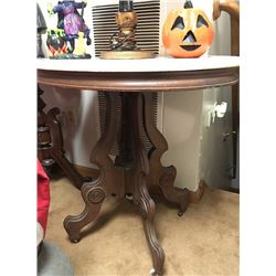 Victorian Marble Top Table