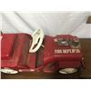 Image 2 : Vintage Metal Ride On Fire Truck