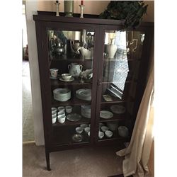 Arts and Crafts Mahogany Curior Cabinet