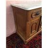 Image 10 : Chestnut and Walnut Marble top Commode - St. Jude's