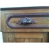 Image 5 : Chestnut and Walnut Marble top Commode - St. Jude's