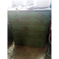 Vintage Wooden Tool Chest
