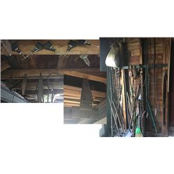 Vintage Hinges, Chains, Pullies