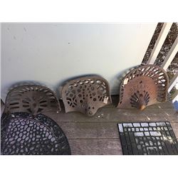 3 Vintage Tractor Seats