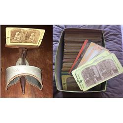 Victorian Stereograph Viewer & Cards