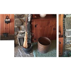Sleigh Bells, Fireplace Utensils, Copper Pot