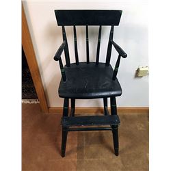 Early Wooden High Chair